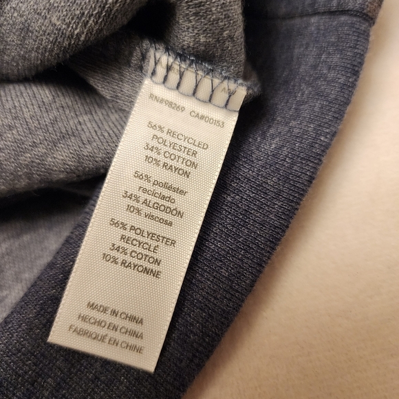 Slate Blue Fleece Sweatshirt - Picture 9 of 9